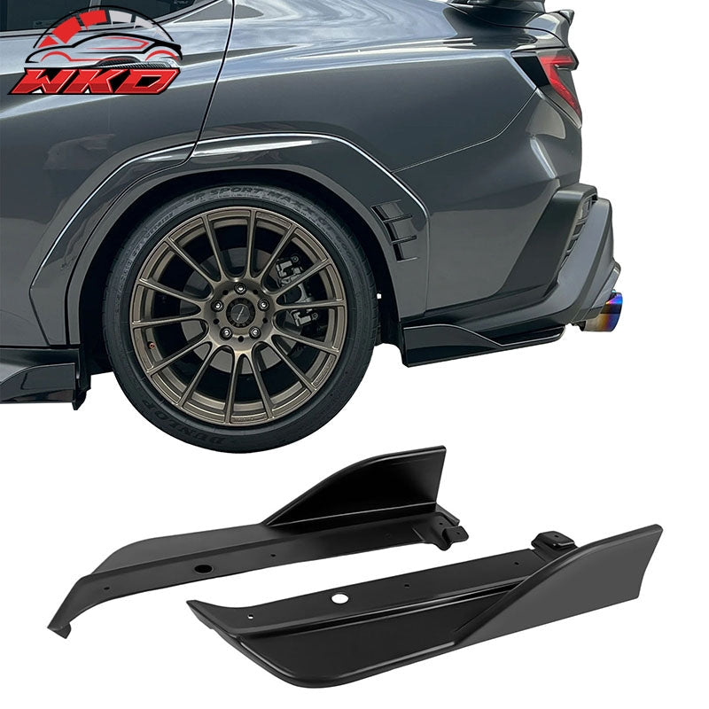 Wholesale 22-26 Subaru?WRX Matte Black D Style Rear Bumper Lip Side Corner Aprons Cap