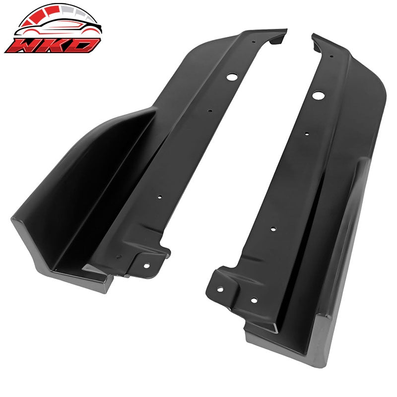 Fits 22-26 Subaru?WRX Matte Black D Style Rear Bumper Lip Side Corner Aprons Cap