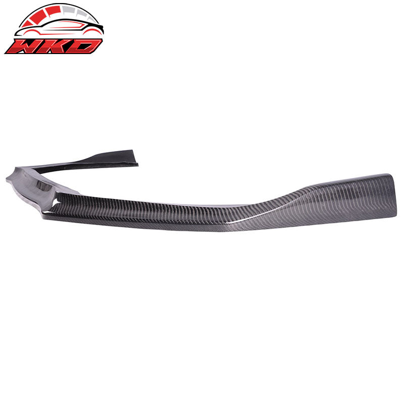 Fits 15-21 Subaru WRX STI CS Style Real Carbon Fiber Front Bumper Lip Spoiler