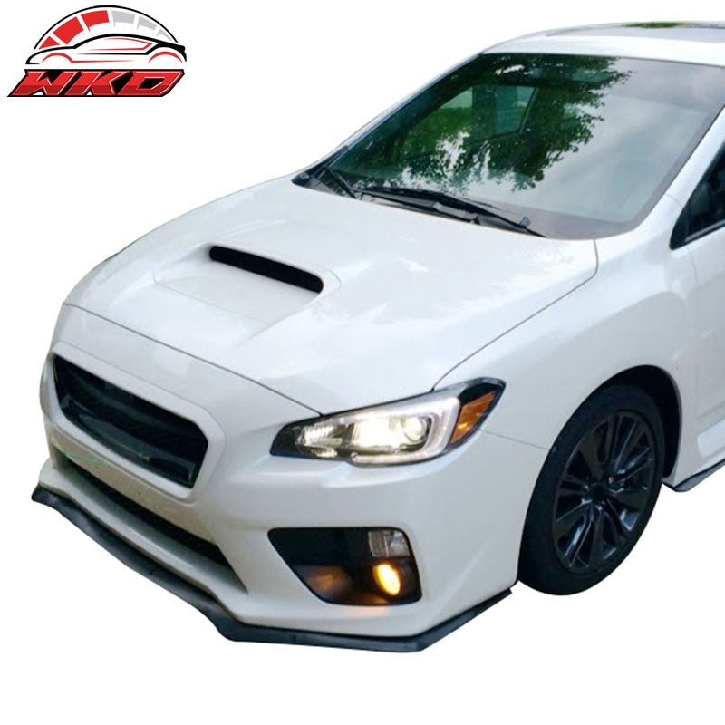 Fits 15-21 Subaru WRX STI HT Style Front Bumper Lip Carbon Fiber CF