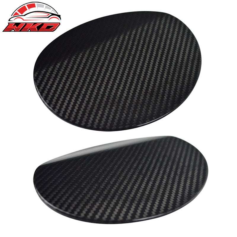 Fits 15-21 Subaru WRX STI Sedan Fuel Tank Cap Cover Trim - Matte Carbon Fiber