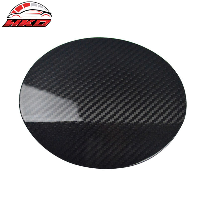 Fits 15-21 Subaru WRX STI Sedan Fuel Tank Cap Cover Trim - Matte Carbon Fiber