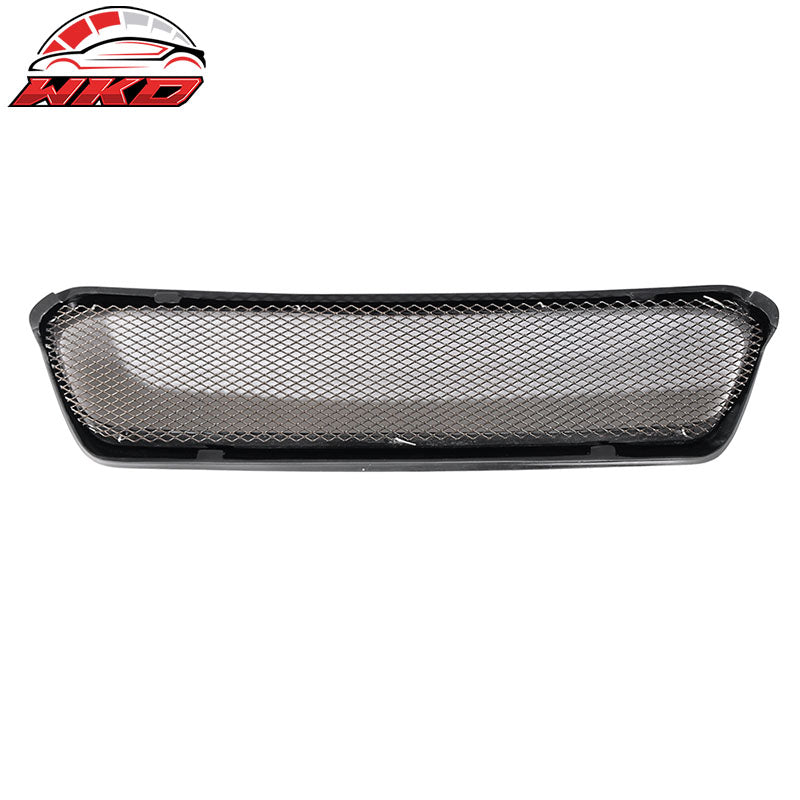 Fits 15-17 Subaru WRX STI CS Style Front Grille Cover Trim - Matte Carbon Fiber