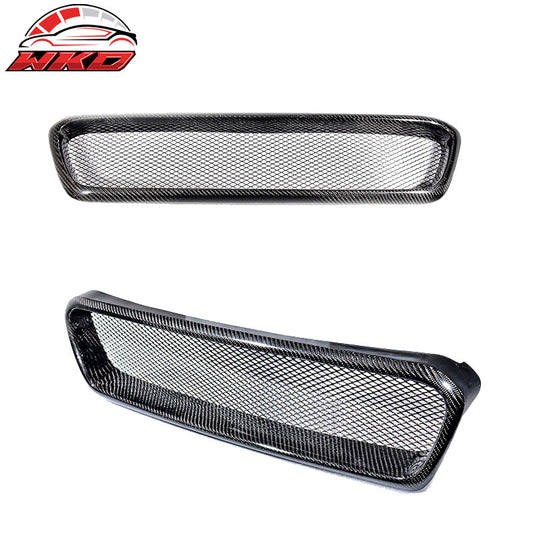 Wholesale 15-17 Subaru WRX STI CS Style Front Grille Grill Cover Trim Carbon Fiber CF