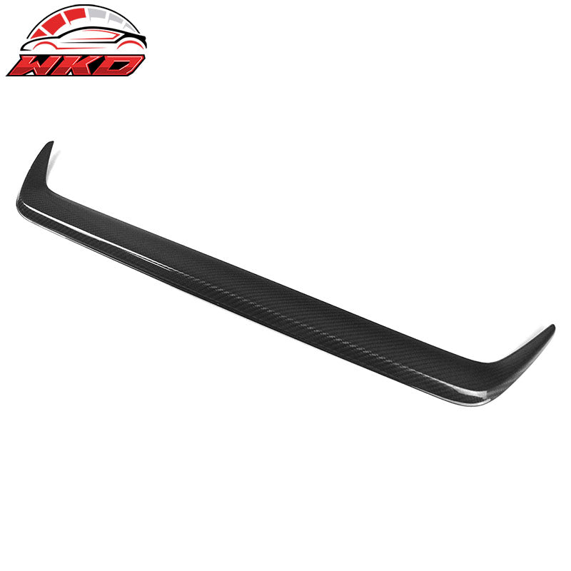 Fits 15-17 Subaru WRX STI Front Grille Grill Garnish Cover Trim Carbon Fiber CF