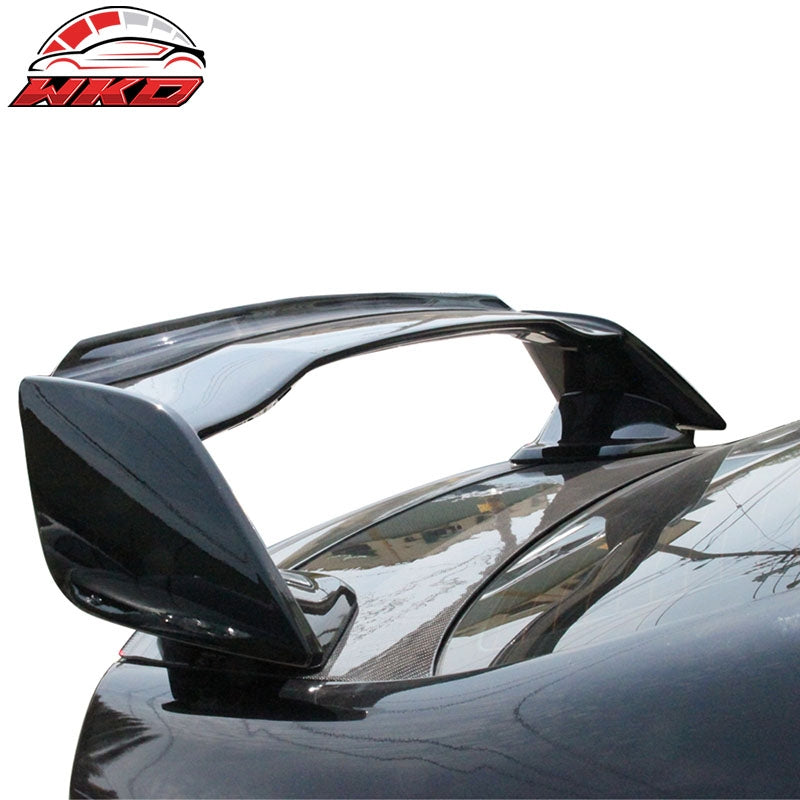 Fits 08-21 Subaru WRX STI Carbon Fiber Gurney Flap Add-On Trunk Lid Spoiler Wing