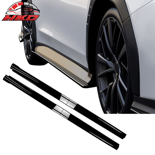 Wholesale 22-26 Subaru WRX STI Style Side Skirt Extension Molding Lip PP Gloss Black - Wikond Auto