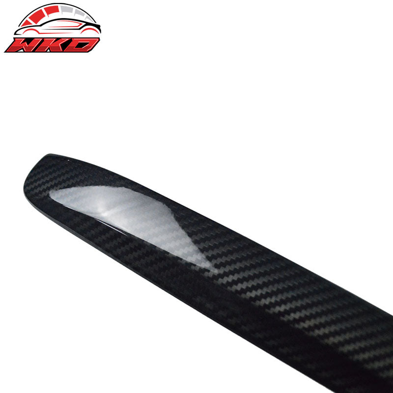 Fits 15-21 Subaru WRX STI Rear Trunk Lid Garnish Trim Cover - Carbon Fiber CF