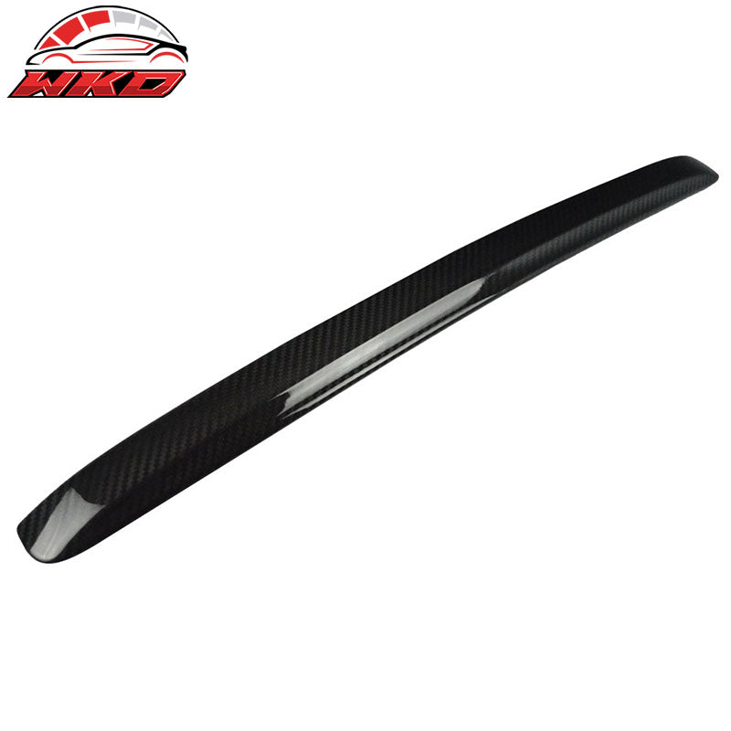 Fits 15-21 Subaru WRX STI Rear Trunk Lid Garnish Trim Cover - Carbon Fiber CF