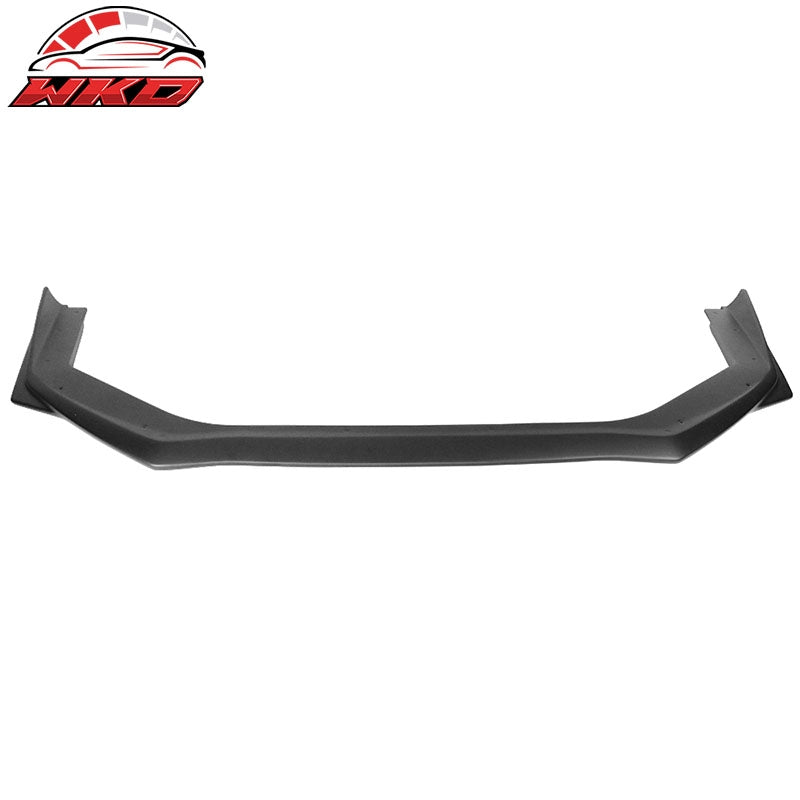 Fits 15-21 Subaru WRX STI V2 Style Front Bumper Lip Spoiler - Matte Black ABS