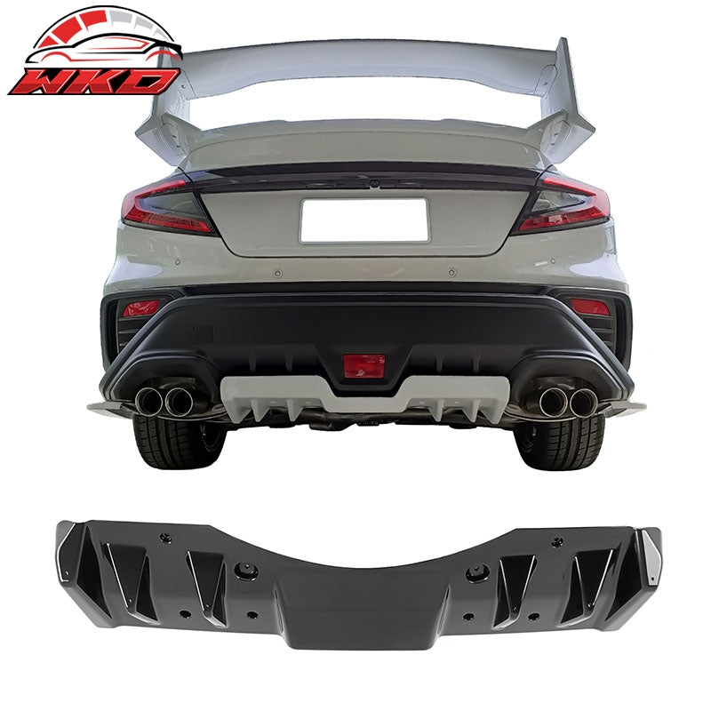 Wholesale 22-26 Subaru WRX VB 5th Added On Shark Fin Rear Bumper Diffuser Gloss Black