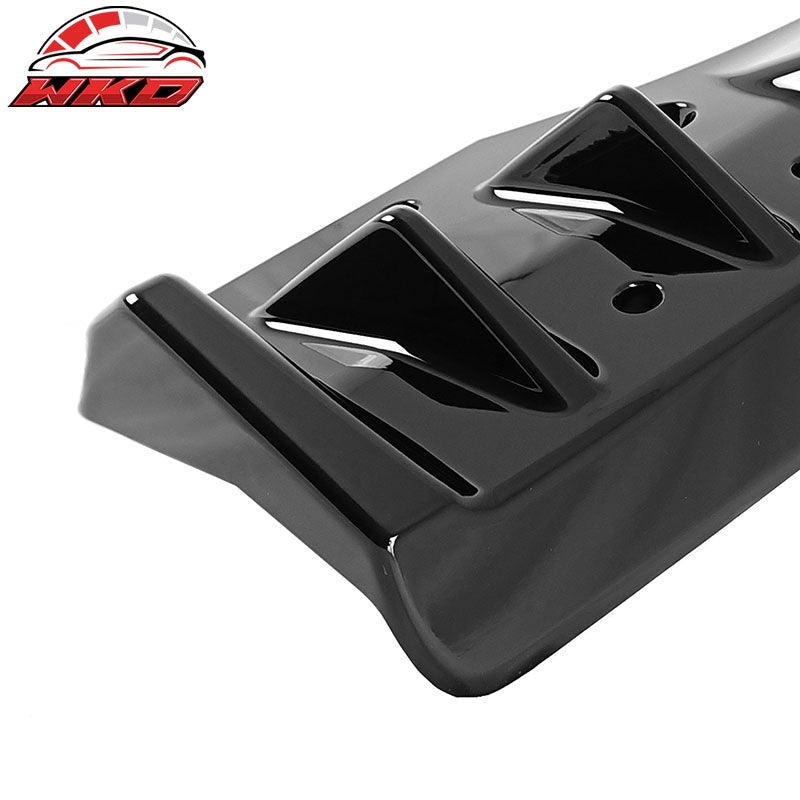 Fits 22-26 Subaru WRX VB 5th Added On Shark Fin Rear Bumper Diffuser Gloss Black