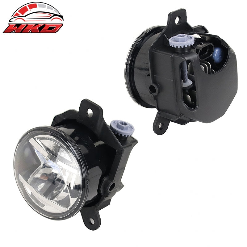 Fits 22-26 Subaru WRX VB Front Bumper LED Fog Lights Lamp Replacement W/Brackets