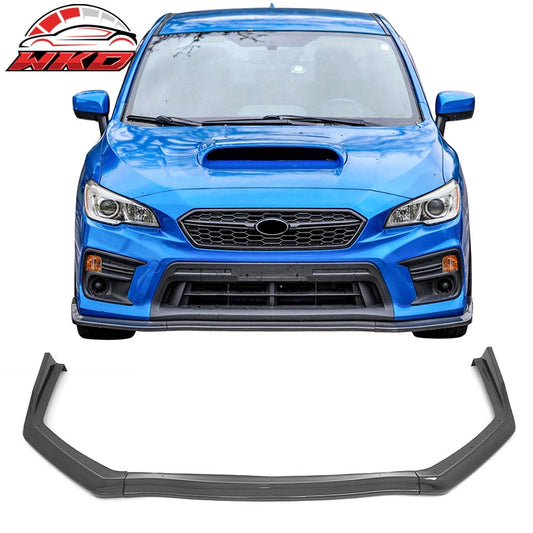 Wholesale 15-21 Subaru WRX & WRX STI Carbon Fiber Print Front Bumper Lip Spoiler 3PCS - Wikond Auto