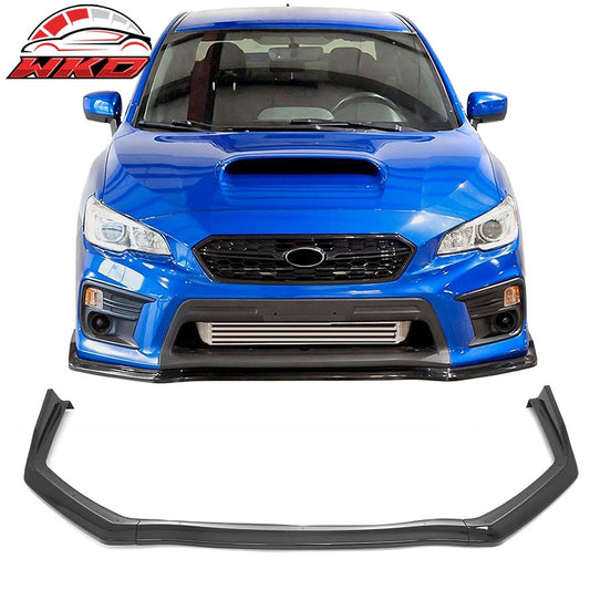 Wholesale 15-21 Subaru WRX & WRX STI Gloss Black Front Bumper Lip Spoiler 3PCS Set - Wikond Auto