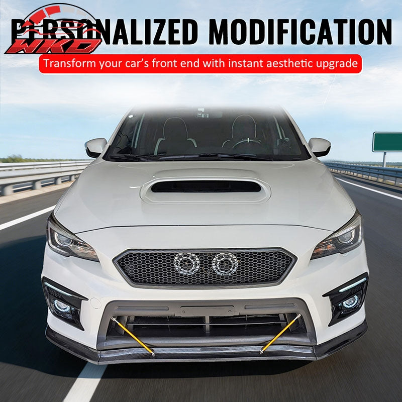 Wholesale 18-21 Subaru WRX/WRX STI Gloss Black Honeycomb Style Bumper Upper Grille PP - Wikond Auto
