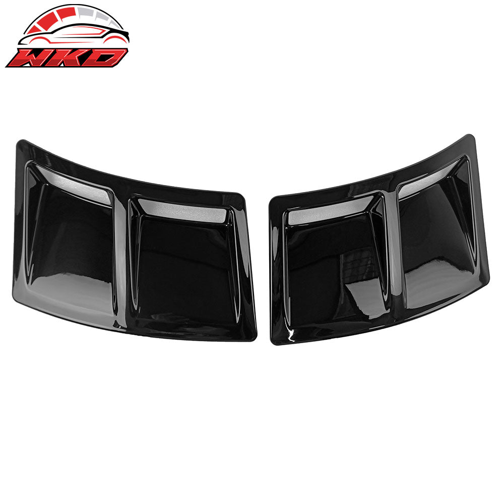 Wholesale 15-21 Subaru WRX STI Style Rear Bumper Side Fender Vent Painted #D4S Black
