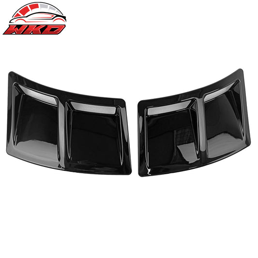 Wholesale 15-21 Subaru WRX STI Style Rear Bumper Side Fender Vent Painted #D4S Black