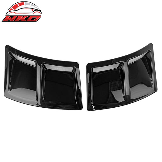 Wholesale 15-21 Subaru WRX STI Style Rear Bumper Side Fender Vent Painted #D4S Black