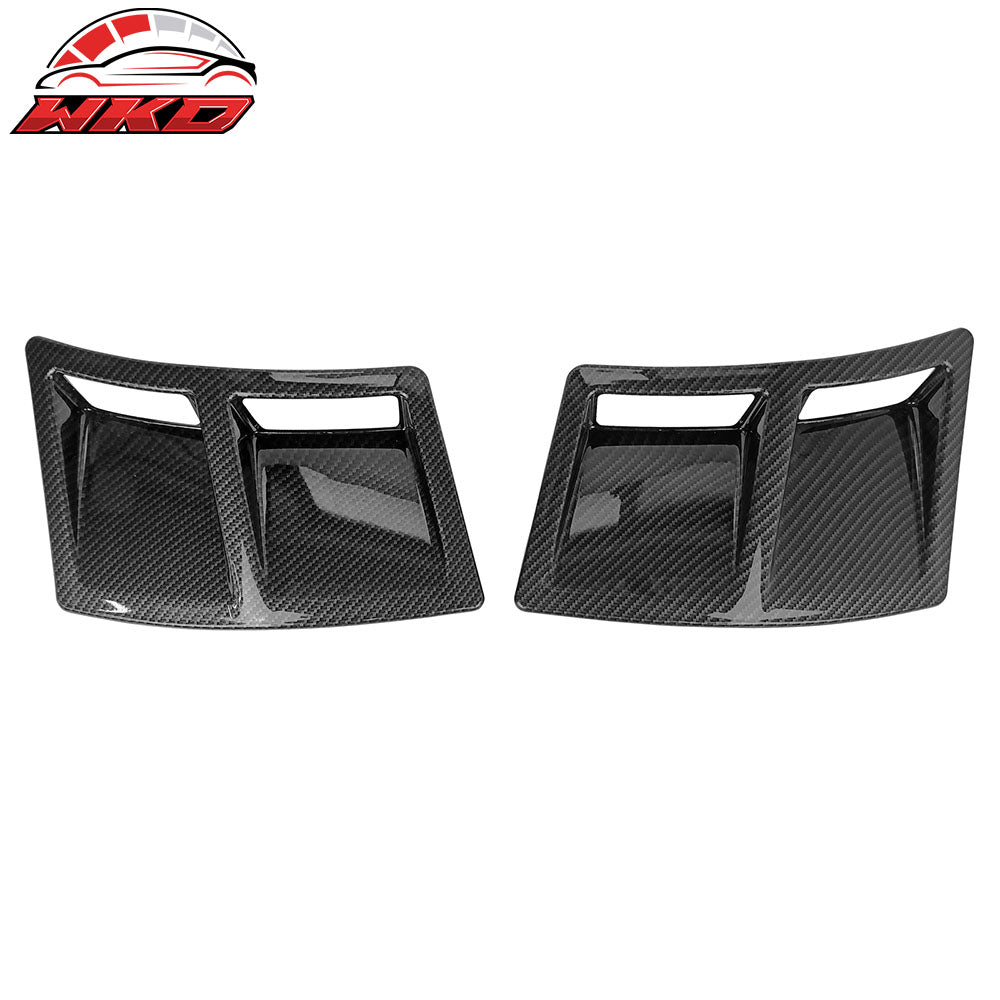 Wholesale 15-21 Subaru WRX STI Style Carbon Fiber Print Rear Bumper Side Fender Vent