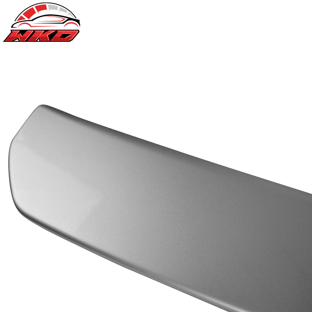Fits 15-21 Subaru WRX STI Style Rear Bumper Lip Diffuser Painted #G1U Ice Silver