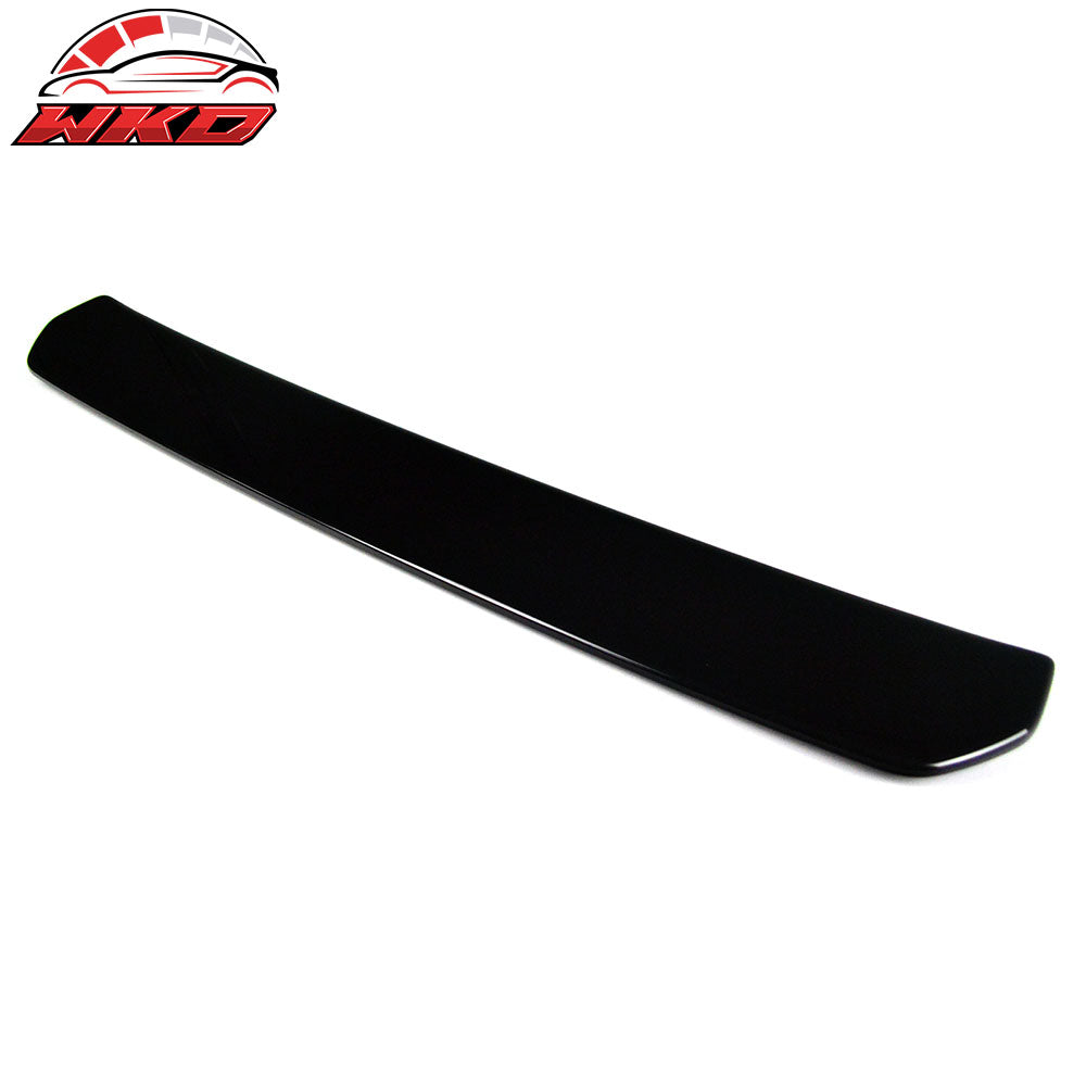 Fits 15-21 Subaru WRX STI Style Rear Bumper Lip Diffuser ABS Painted #D4S Black