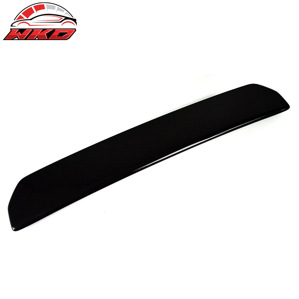 Fits 15-21 Subaru WRX STI Style Rear Bumper Lip Diffuser ABS Painted #D4S Black