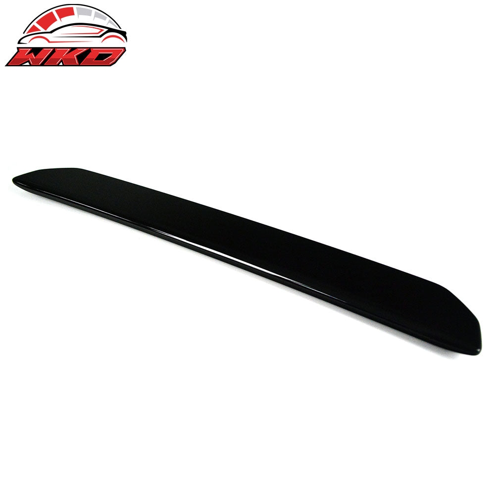Fits 15-21 Subaru WRX STI Style Rear Bumper Lip Diffuser ABS Painted #D4S Black