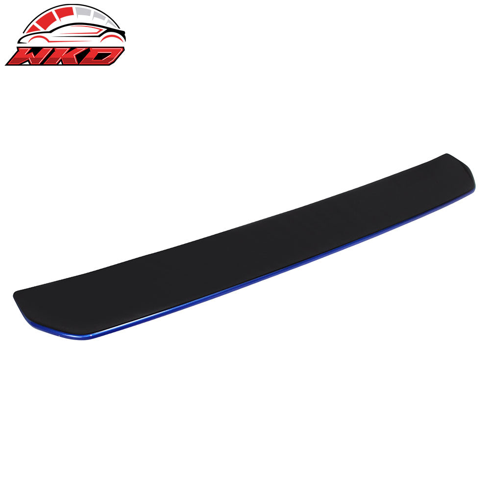 Fits 15-21 Subaru WRX STI Style Rear Bumper Lip Diffuser Painted #K7X Blue Pearl