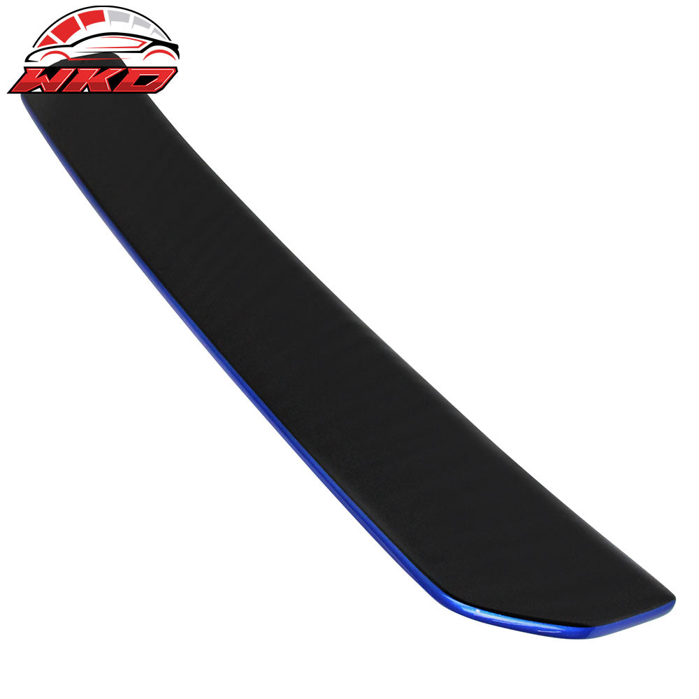 Fits 15-21 Subaru WRX STI Style Rear Bumper Lip Diffuser Painted #K7X Blue Pearl
