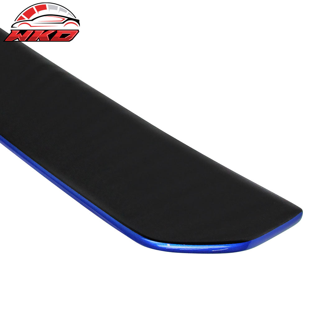 Fits 15-21 Subaru WRX STI Style Rear Bumper Lip Diffuser Painted #K7X Blue Pearl