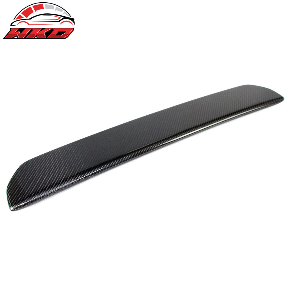 Fits 15-21 Subaru WRX STI Style Carbon Fiber CF Rear Bumper Lip Diffuser Add on