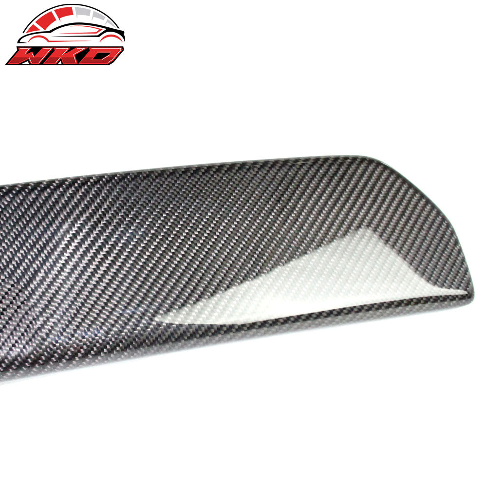 Fits 15-21 Subaru WRX STI Style Carbon Fiber CF Rear Bumper Lip Diffuser Add on