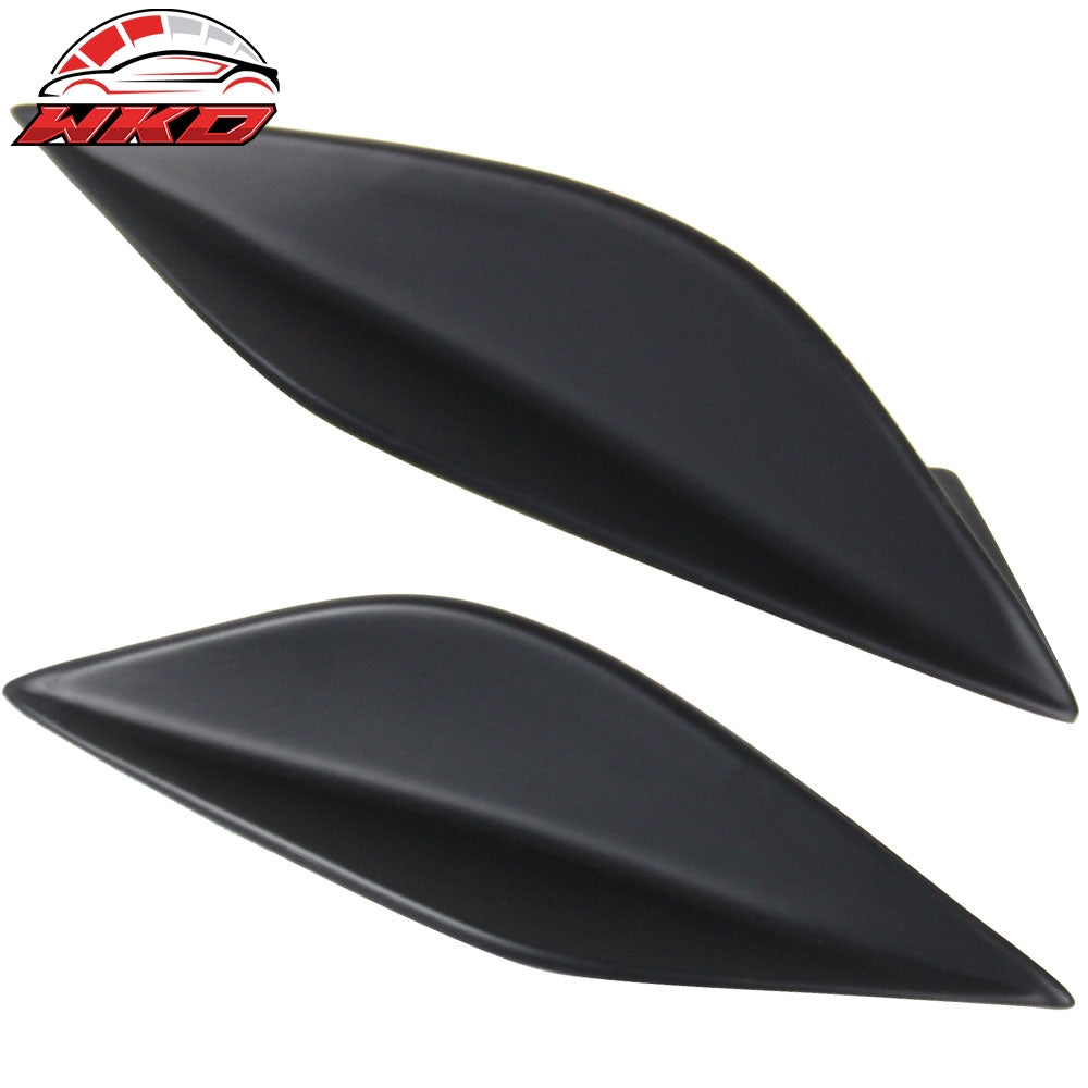 Wholesale 15-21 Subaru WRX & STI DTO Style Matte Black Trunk Spoiler Side Fins Add on