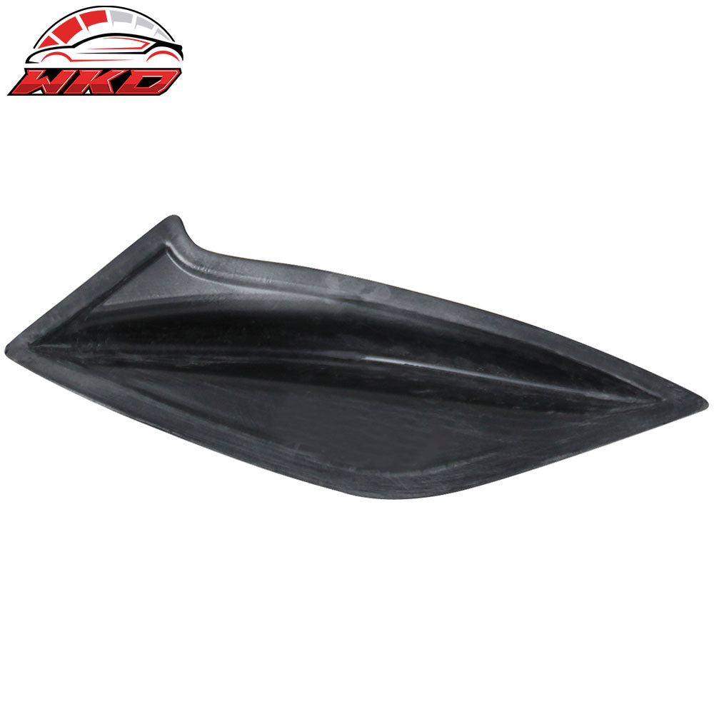 Fits 15-21 Subaru WRX & STI DTO Style Matte Black Trunk Spoiler Side Fins Add on
