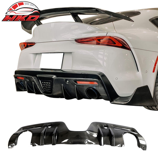 Wholesale 20-26 Toyota GR Supra A90 A91 AG Style Rear Diffuser Gloss Carbon Fiber CF - Wikond Auto