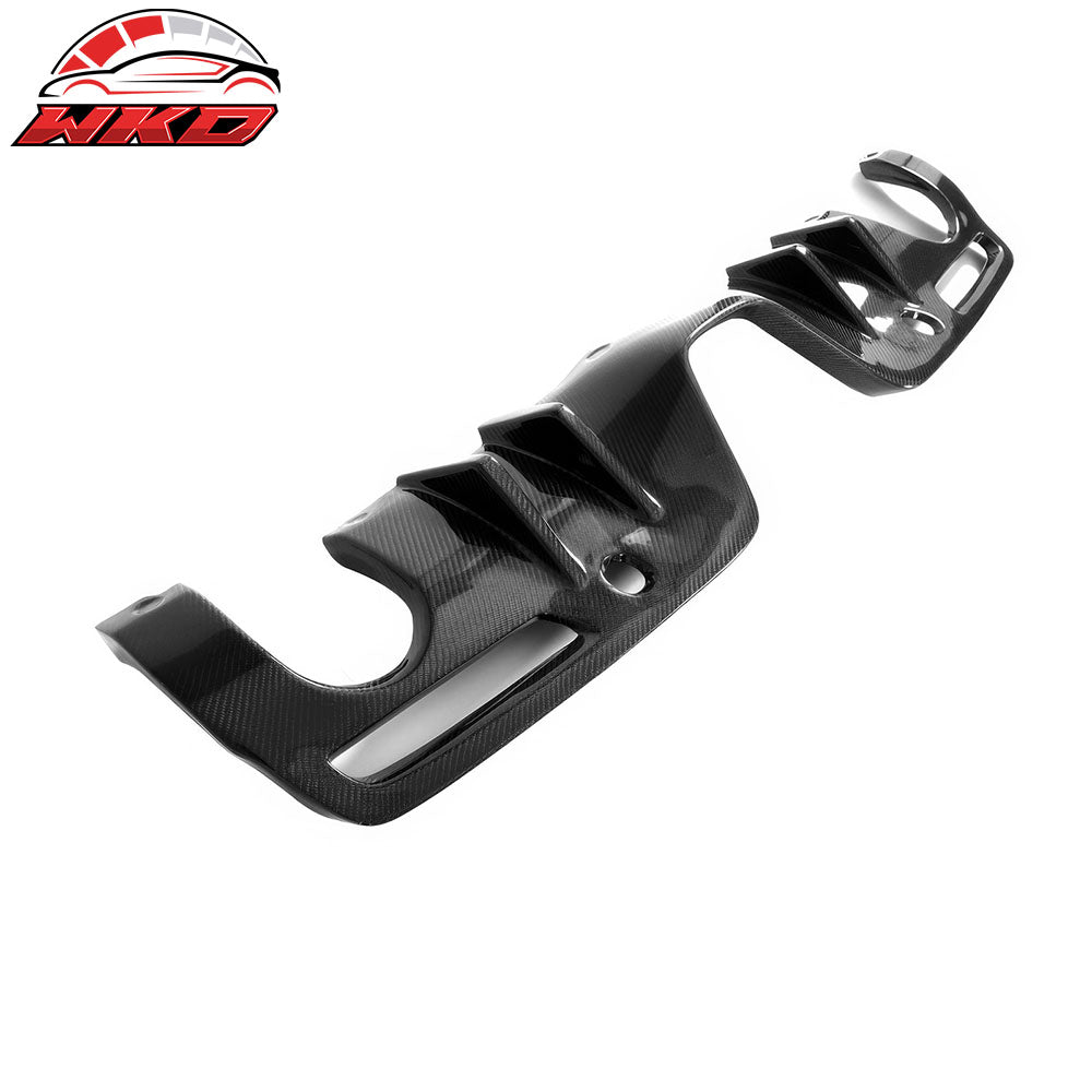 Fits 20-25 Toyota GR Supra A90 A91 AG Style Rear Diffuser Gloss Carbon Fiber CF