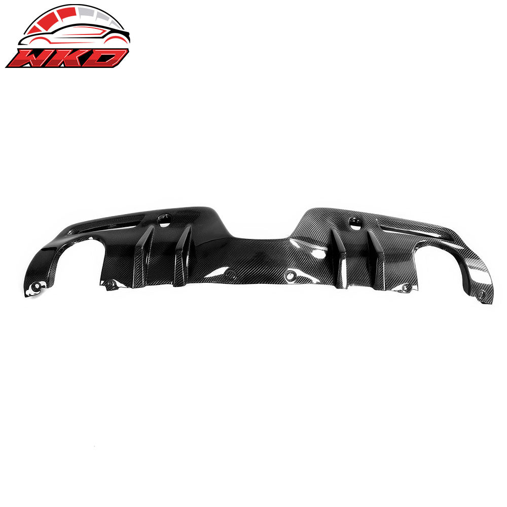 Fits 20-25 Toyota GR Supra A90 A91 AG Style Rear Diffuser Gloss Carbon Fiber CF