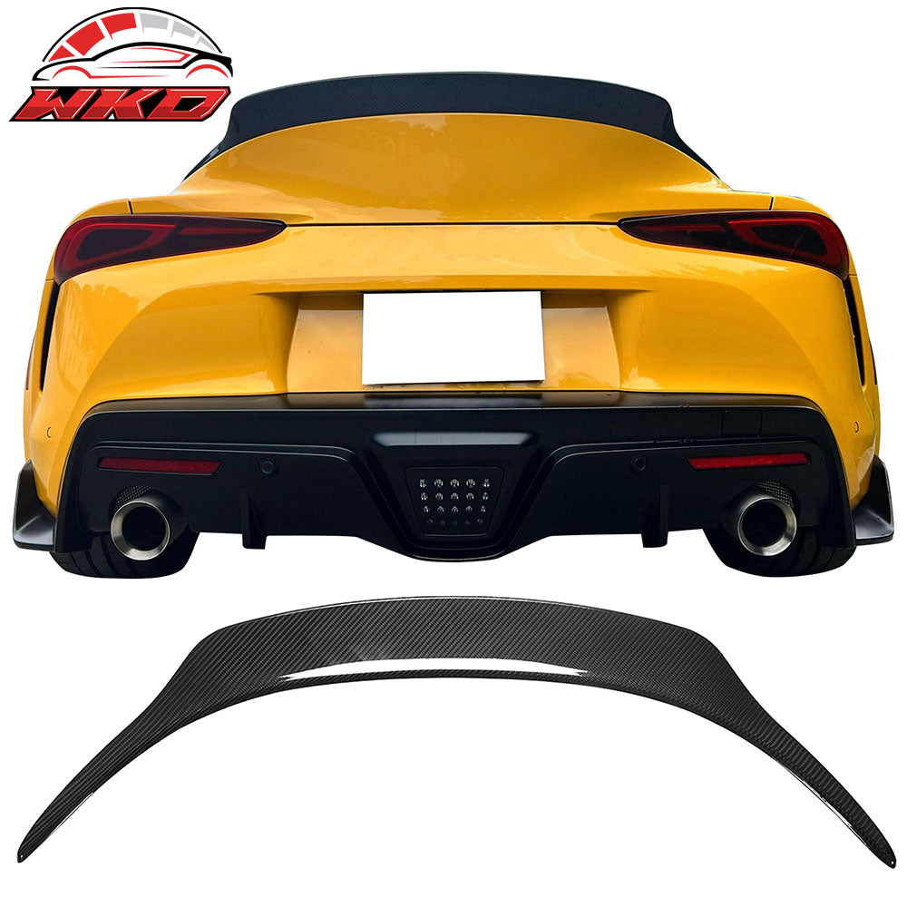 Dry Carbon Fiber Wholesale 20-25 Toyota GR Supra A90 A91 OE Style Trunk Spoiler Gloss