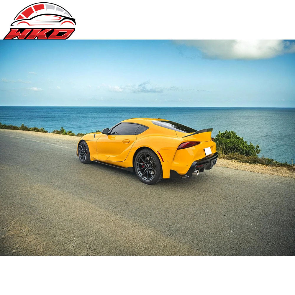 Dry Carbon Fiber Fits 20-25 Toyota GR Supra A90 A91 OE Style Trunk Spoiler Gloss