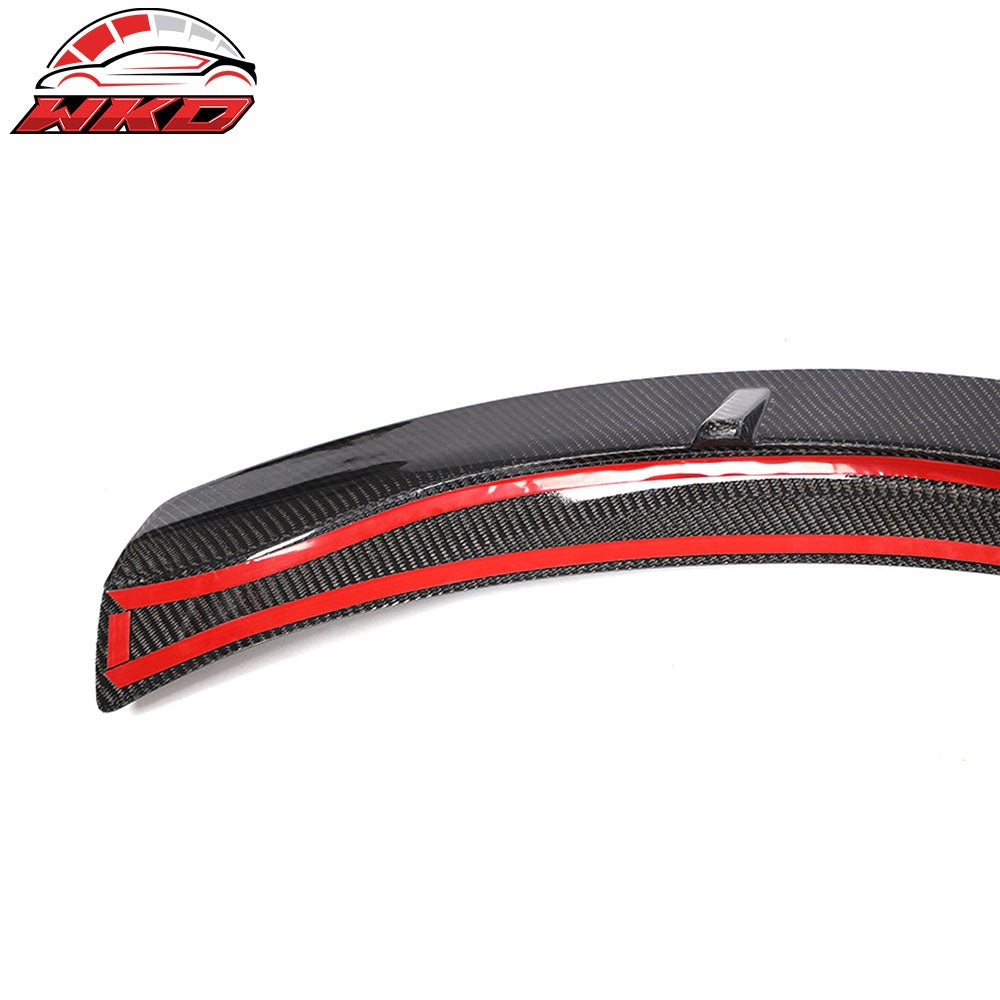 Fits 20-25 Toyota GR Supra A90 A91 MZ Speed Trunk Spoiler Gloss Carbon Fiber CF