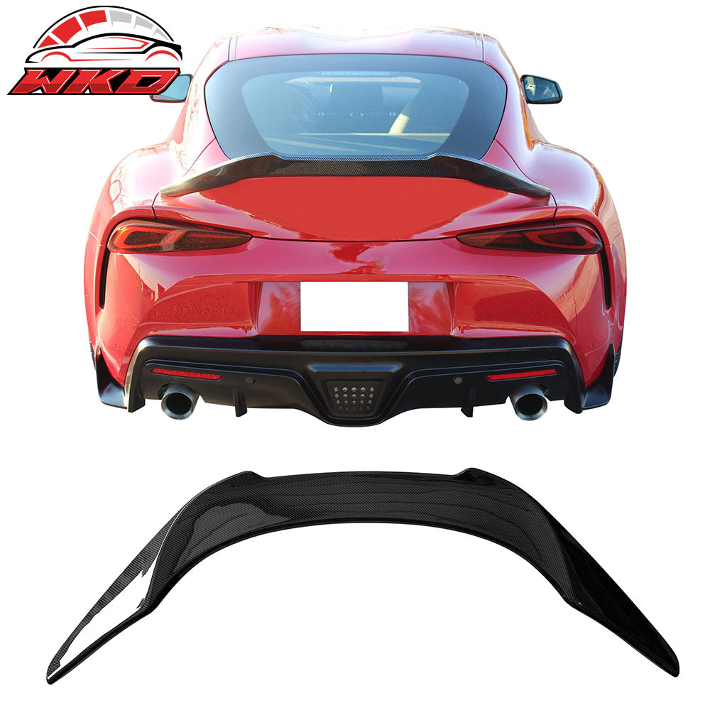 Wholesale 20-25 Toyota GR Supra A90 A91 Rear Trunk Spoiler V Style Carbon Fiber Print