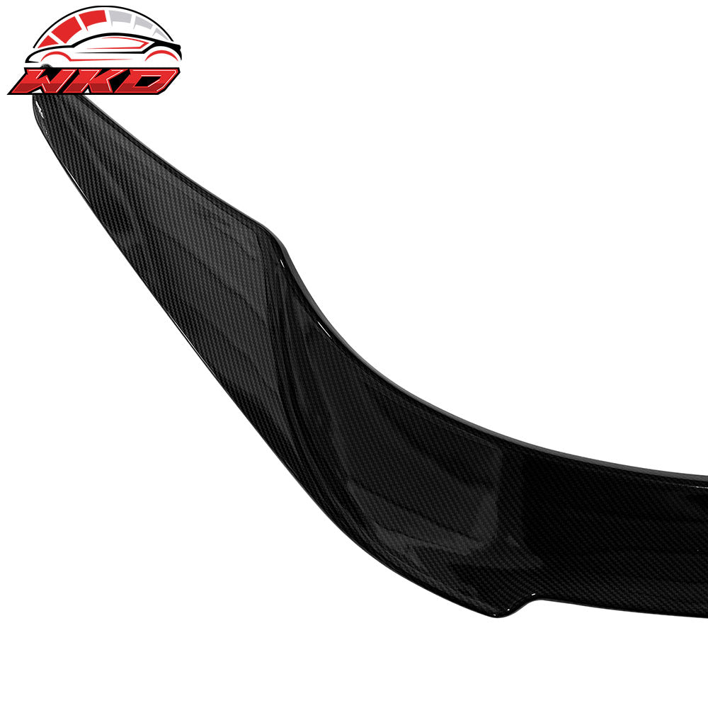 Fits 20-25 Toyota GR Supra A90 A91 Rear Trunk Spoiler V Style Carbon Fiber Print