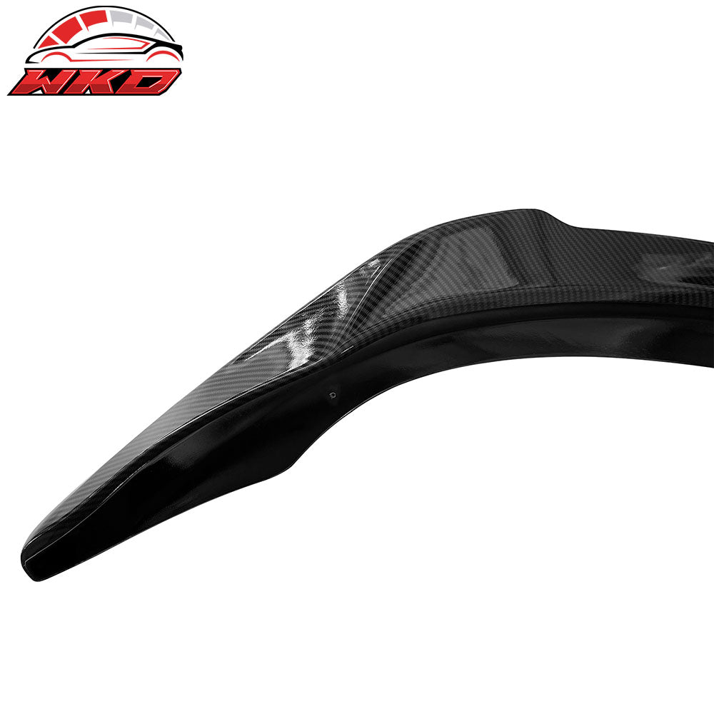 Fits 20-25 Toyota GR Supra A90 A91 Rear Trunk Spoiler V Style Carbon Fiber Print