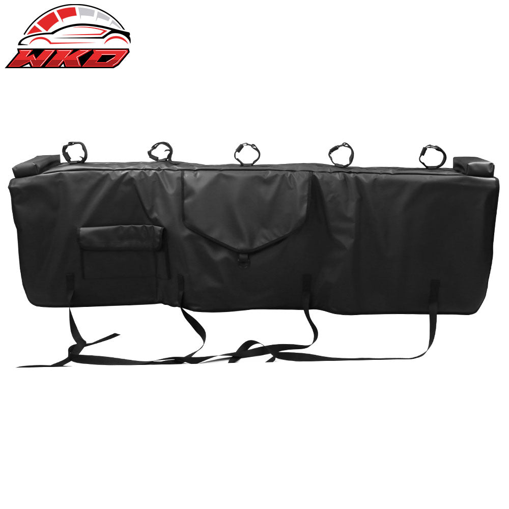 Wholesale 60" Pickup Truck Bed Tailgate Cover Pad Shuttle Protective Mat w/ 5 Bike Racks