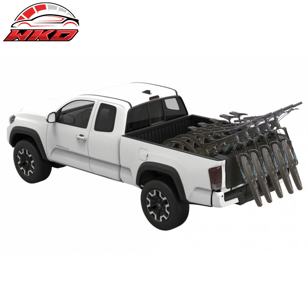 53 Inches Width Pickup Black PVC Tailgate Pad w/ 5-Bike Straps & 1 Tool Bag