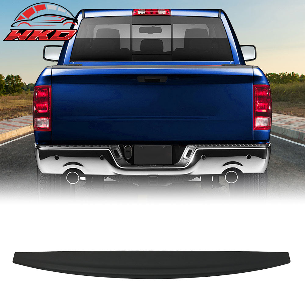 Fits 09-23 Ram 1500 PP Tailgate Top Protector Cap Moulding Cover Truck Spoiler