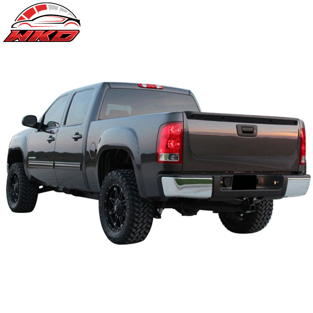 Fits 07-13 Silverado Sierra Tailgate Molding Cap Top Protector Spoiler Cover