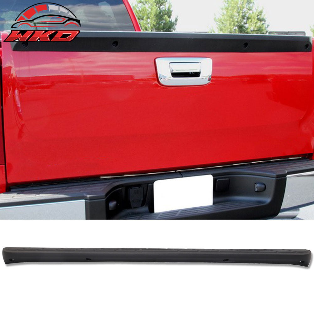 Fits 07-13 Silverado Sierra Tailgate Molding Cap Top Protector Spoiler Cover