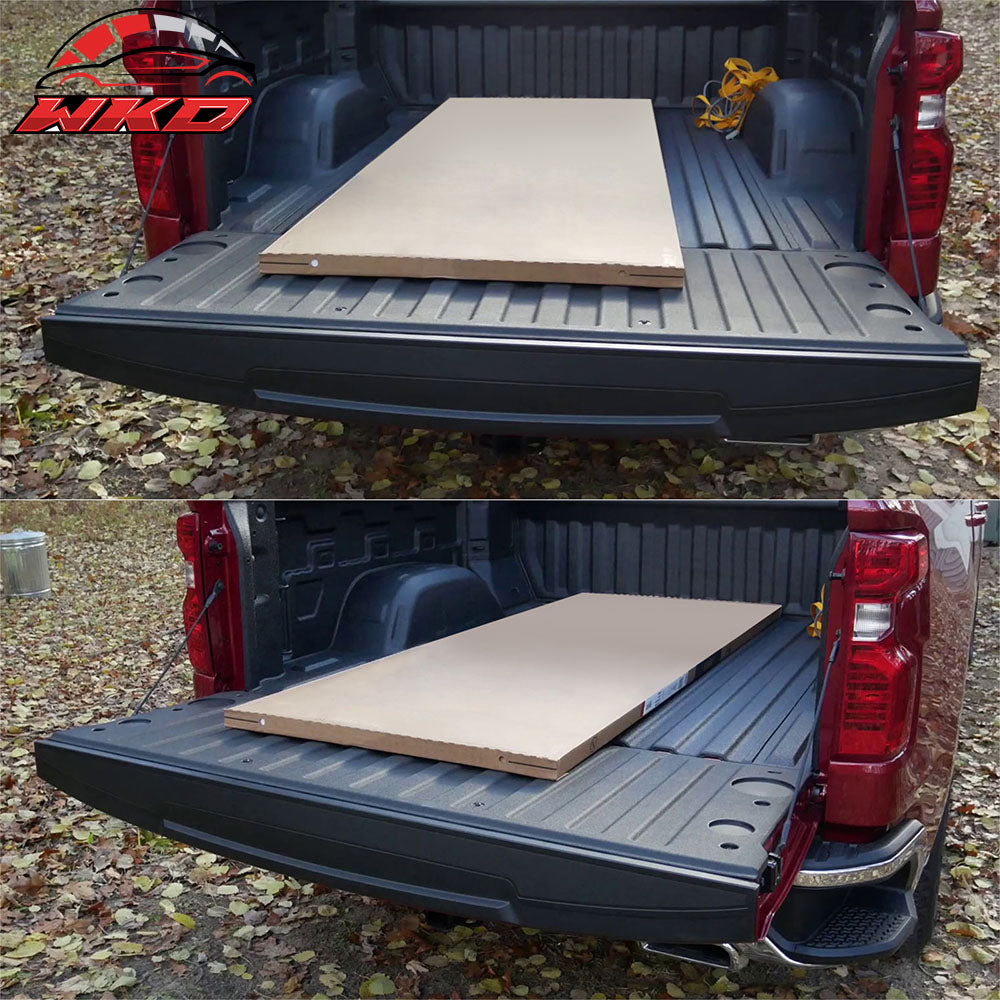 Fits 19-22 Silverado Sierra 1500 Tailgate Molding Trunk Protector Cap Cover PP